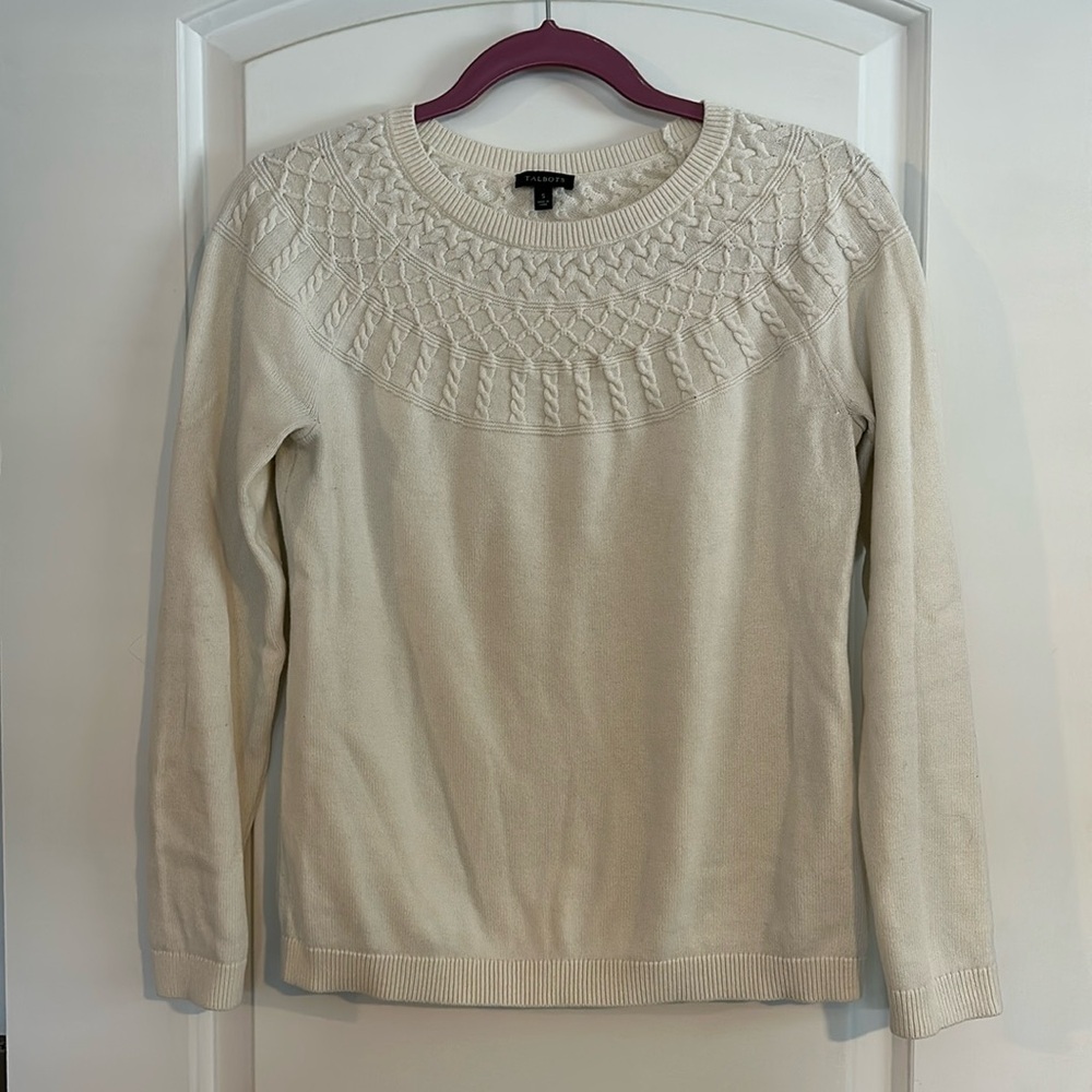 Patterned Neck Sweater